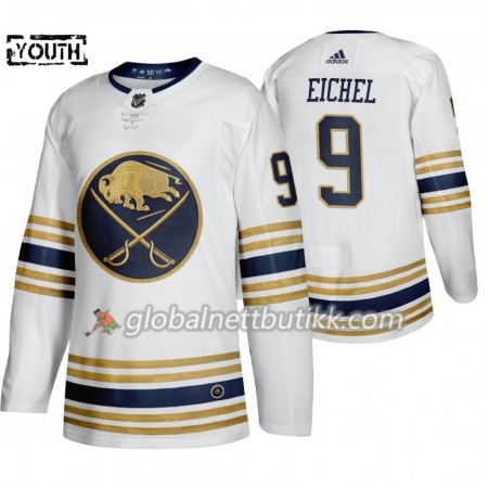 Buffalo Sabres Hockeydrakt Jack Eichel 9 50th Anniversary Adidas 2019-2020 Hvit Authentic - Barn